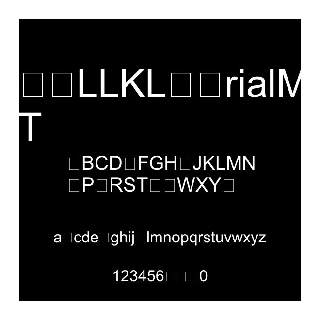 AALLKL+ArialMT