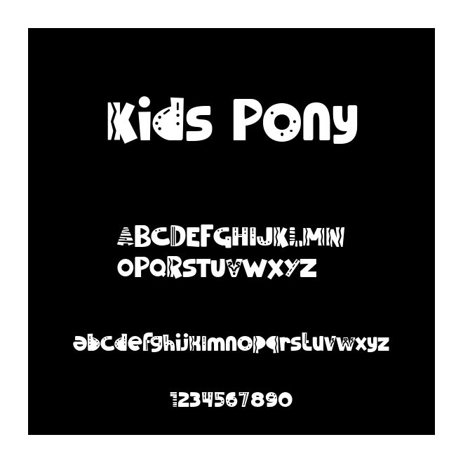 Kids Pony