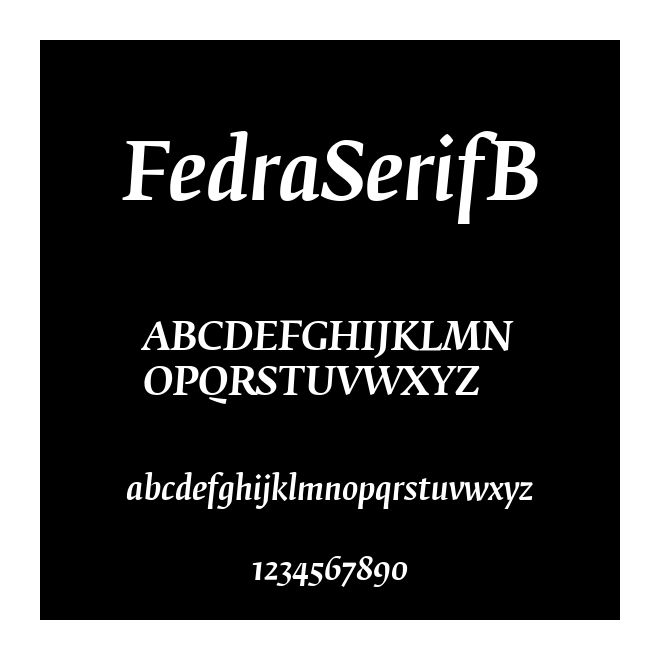 FedraSerifB