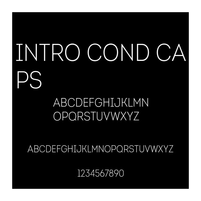 Intro Cond Caps