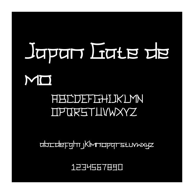 Japan Gate demo