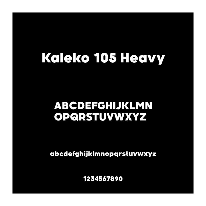 Kaleko 105 Heavy