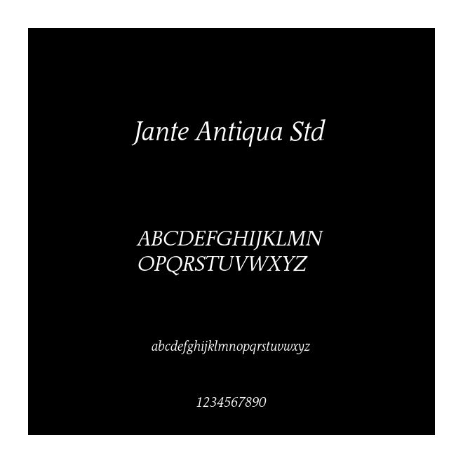 Jante Antiqua Std