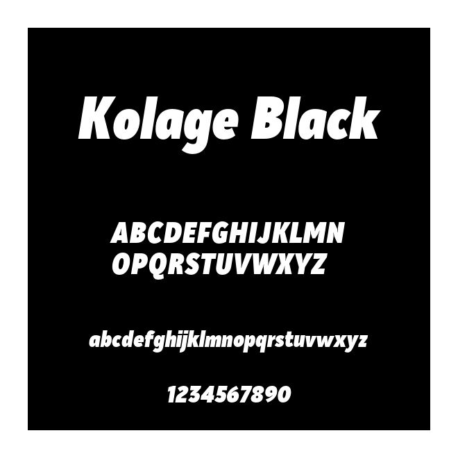 Kolage Black