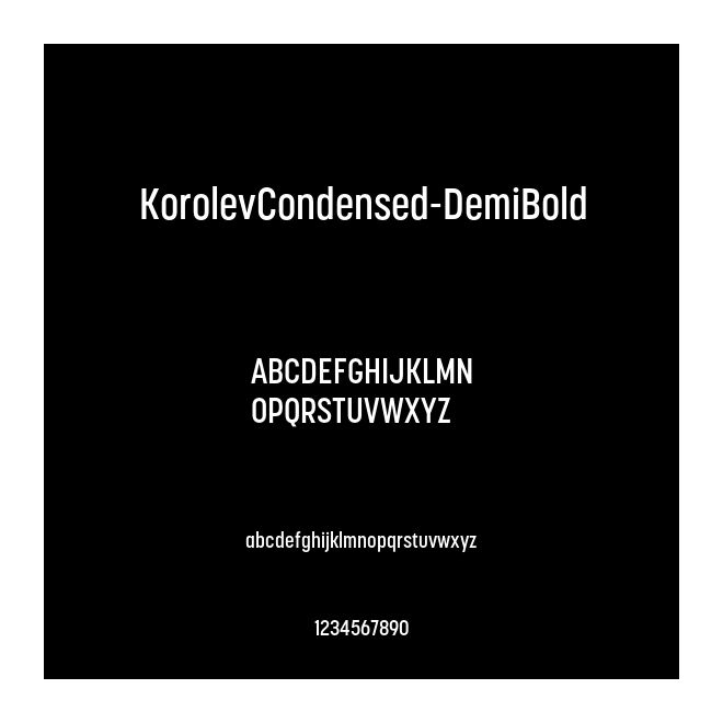 KorolevCondensed-DemiBold