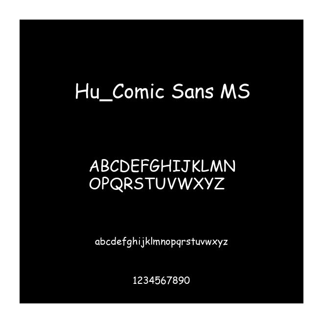 Hu_Comic Sans MS