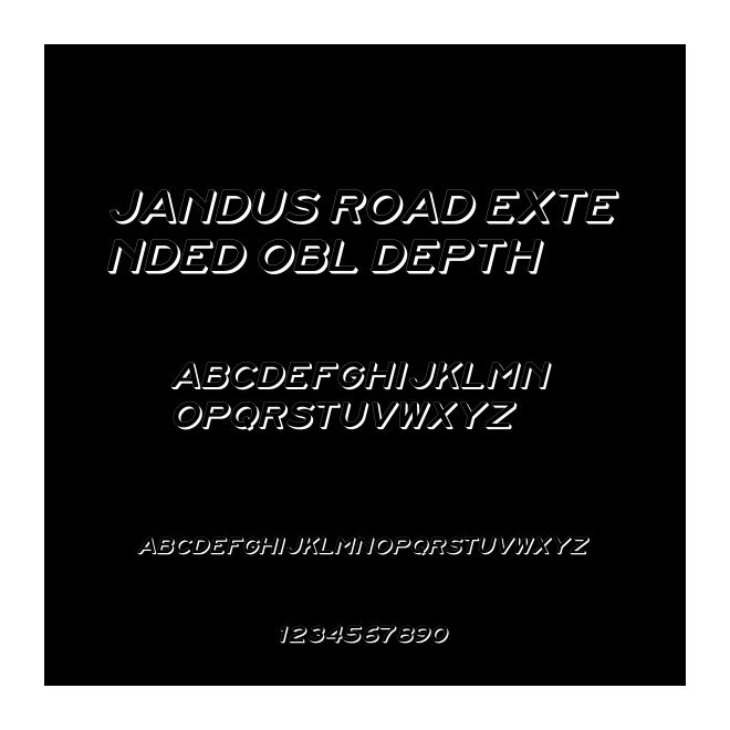 Jandus Road Extended Obl Depth