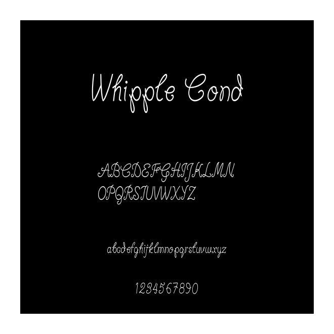 Whipple Cond