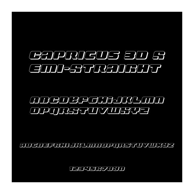 Capricus 3D Semi-Straight