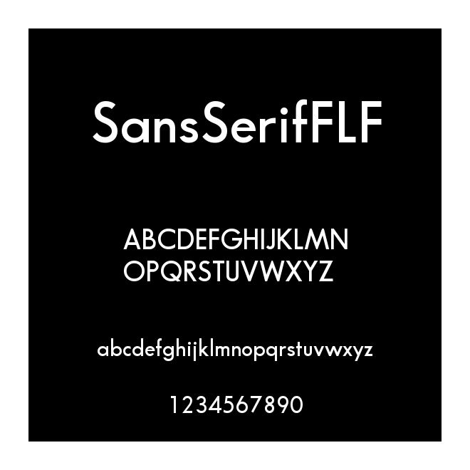 SansSerifFLF