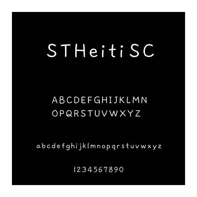 STHeiti SC