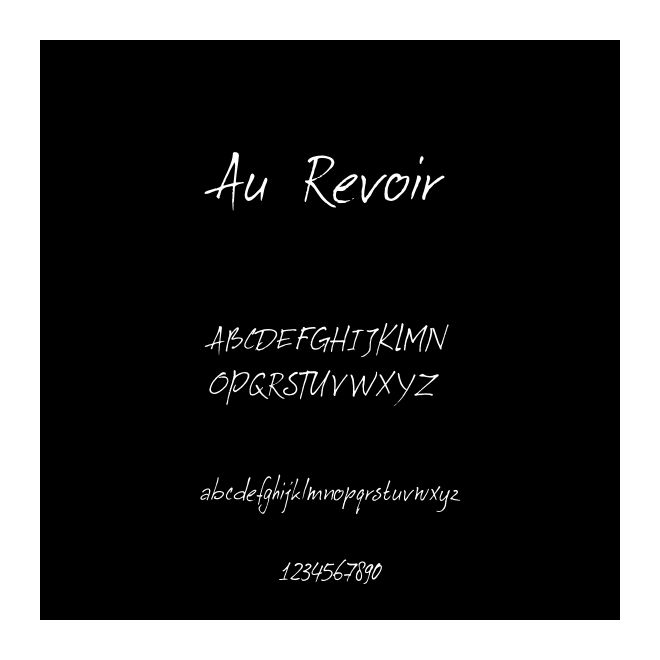 Au Revoir