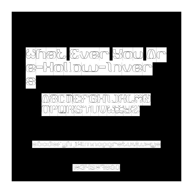 What Ever You Are-Hollow-Invers
