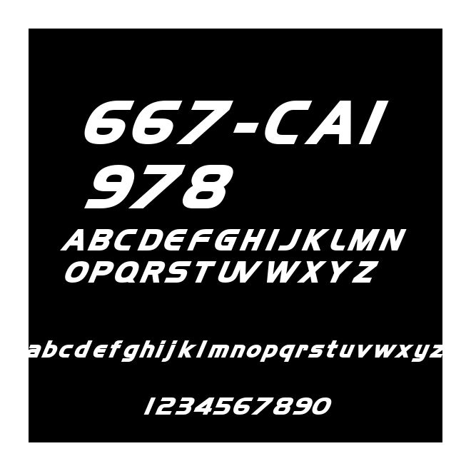 667-CAI978