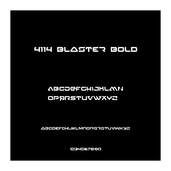 4114 Blaster Bold
