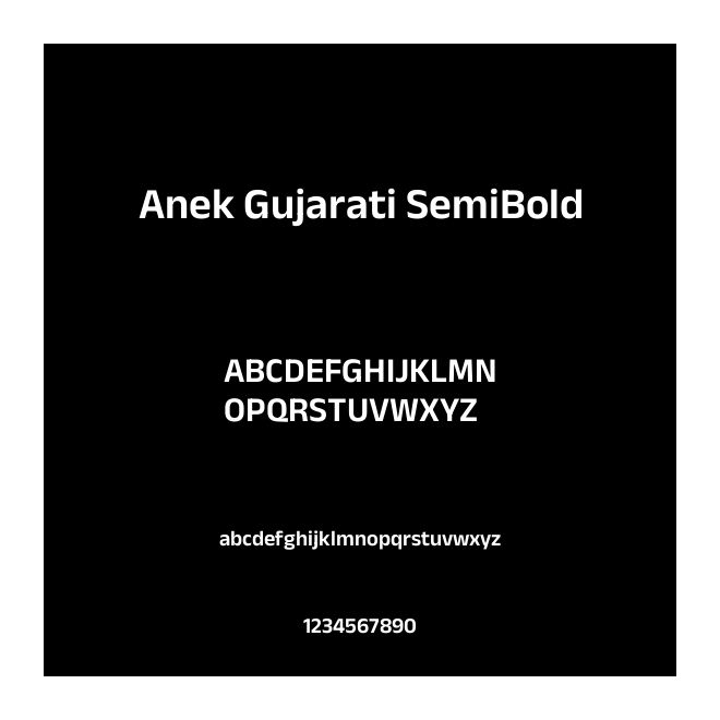 Anek Gujarati SemiBold