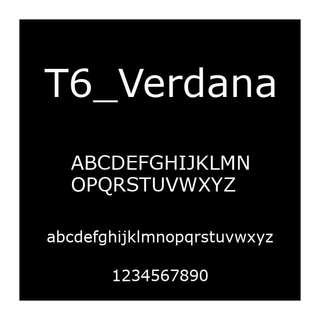T6_Verdana