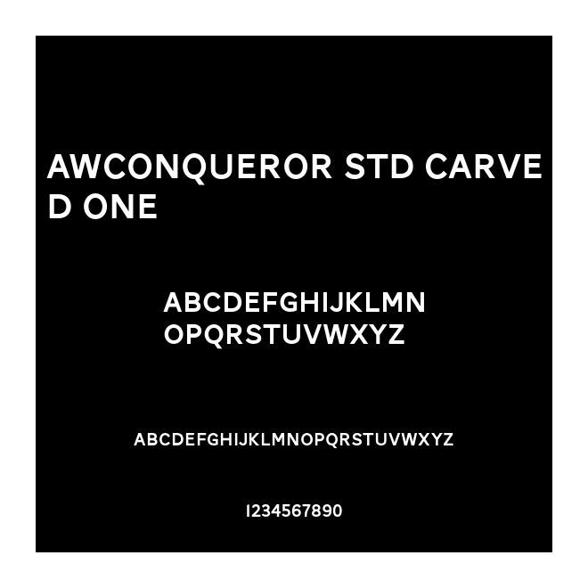 AWConqueror Std Carved One