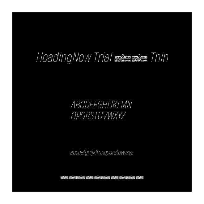 HeadingNow Trial 51 Thin