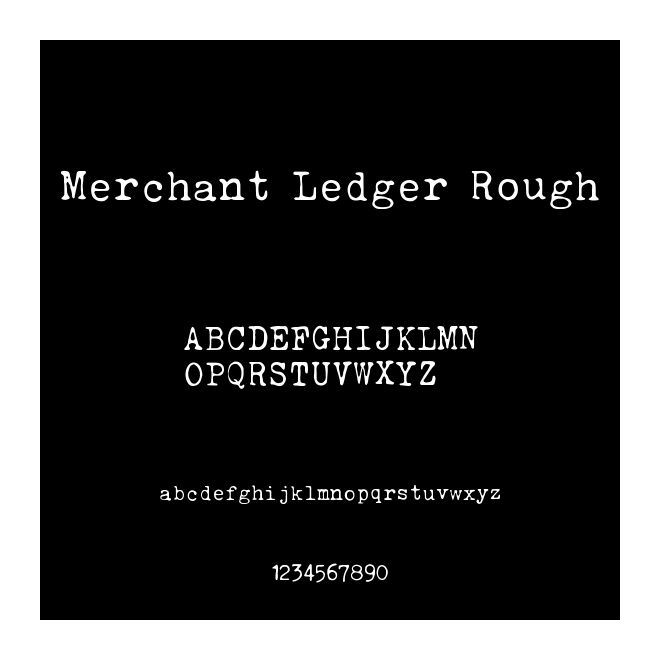 Merchant Ledger Rough