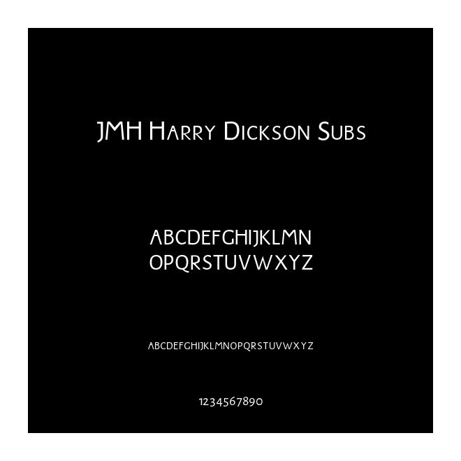 JMH Harry Dickson Subs