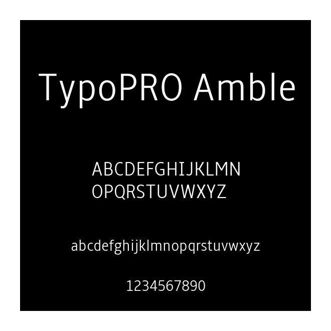 TypoPRO Amble