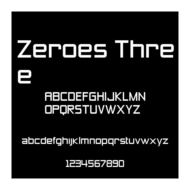 Zeroes Three