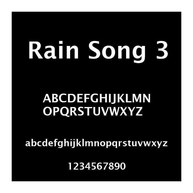 Rain Song 3