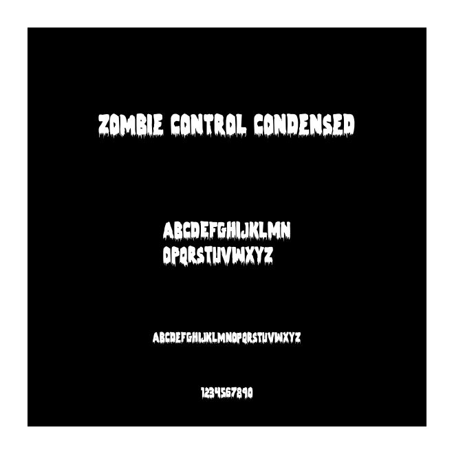 Zombie Control Condensed