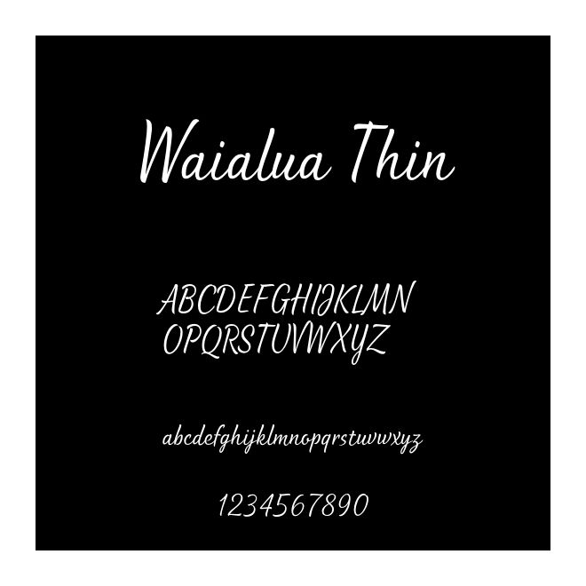 Waialua Thin