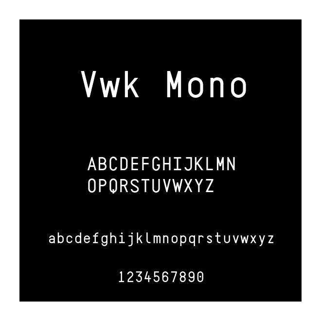 Vwk Mono