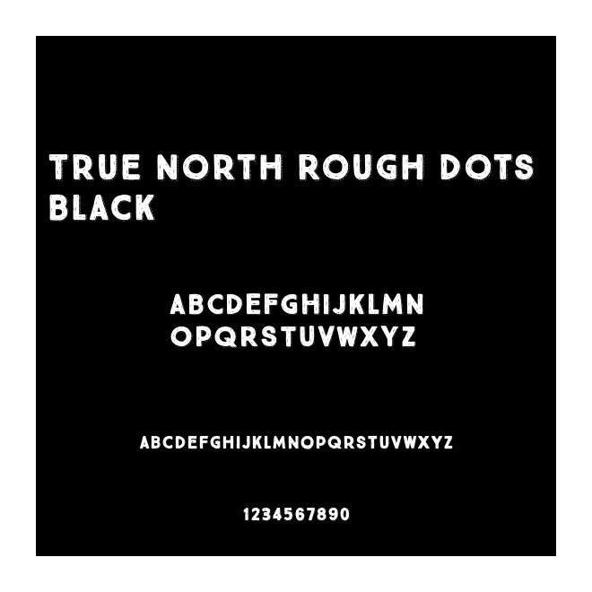 True North Rough Dots Black