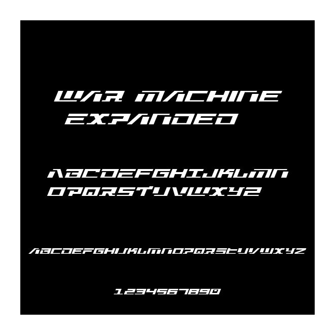 War Machine Expanded