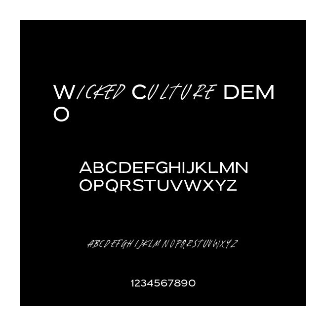 Wicked Culture DEMO