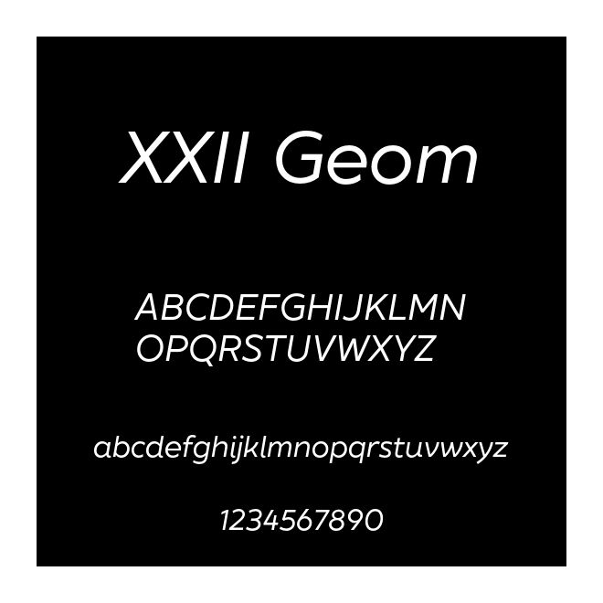 XXII Geom