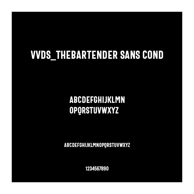 VVDS_TheBartender Sans Cond