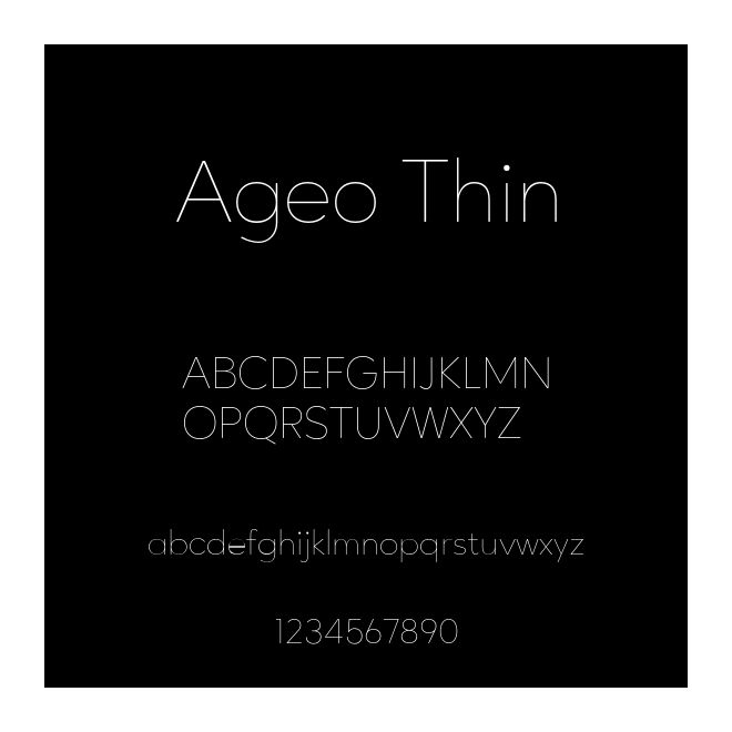 Ageo Thin