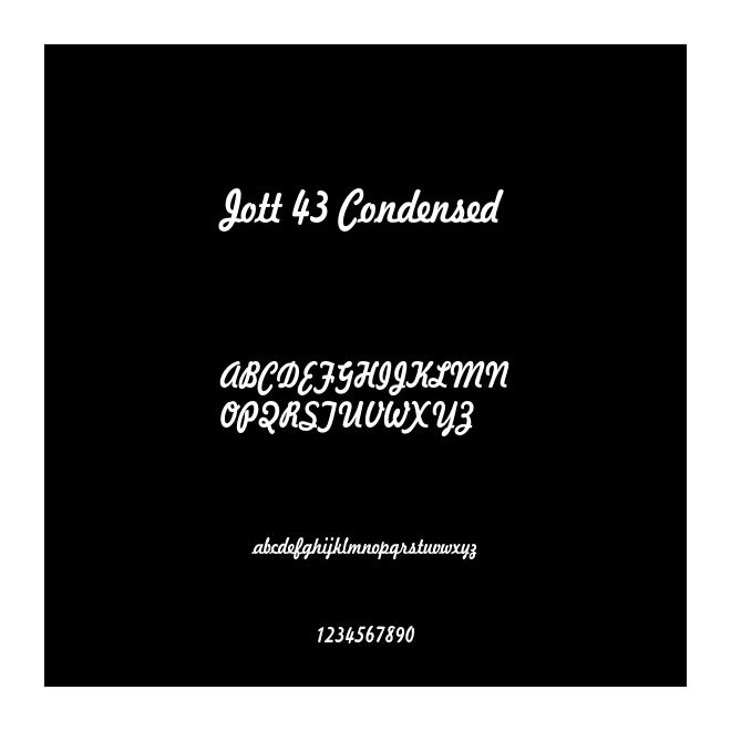 Jott 43 Condensed