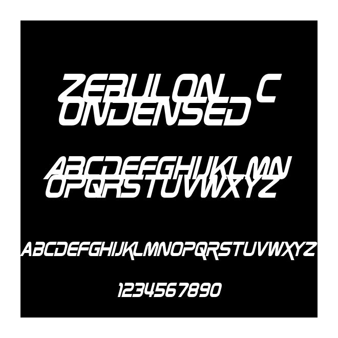 Zebulon Condensed