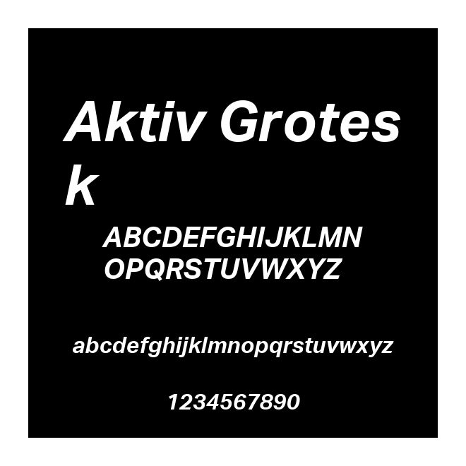 Aktiv Grotesk