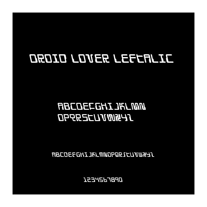 Droid Lover Leftalic