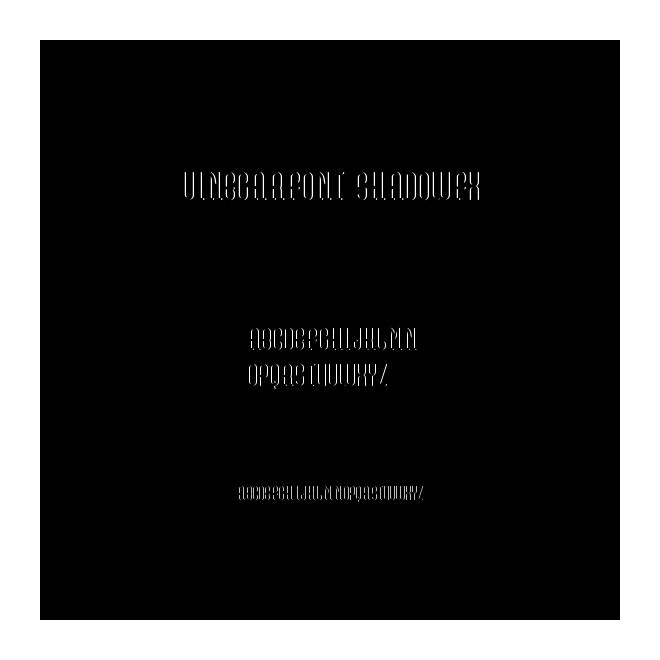 VinegarFont ShadowFX