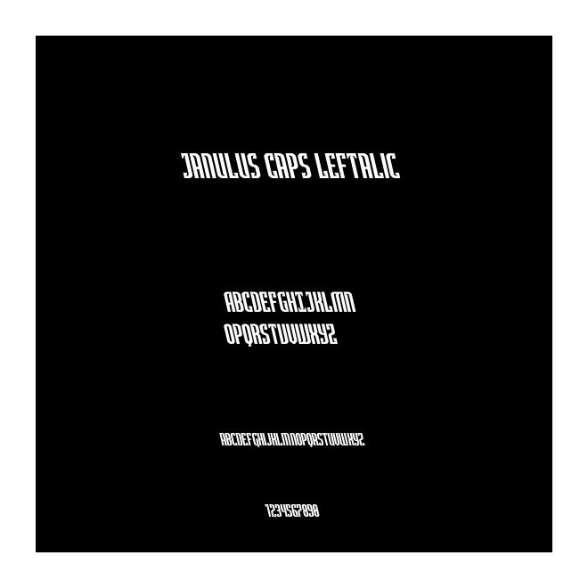 Janulus Caps Leftalic