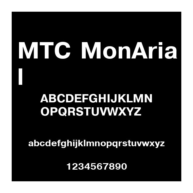 MTC MonArial
