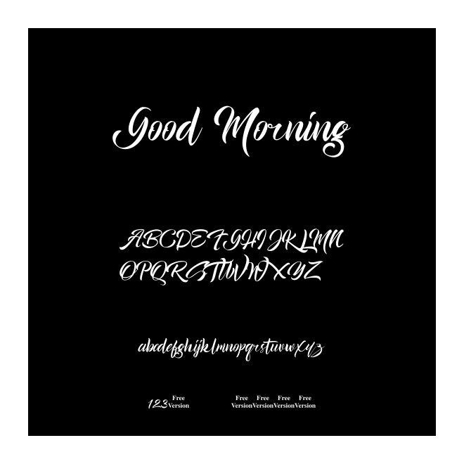 Good Morning