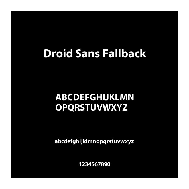 Droid Sans Fallback