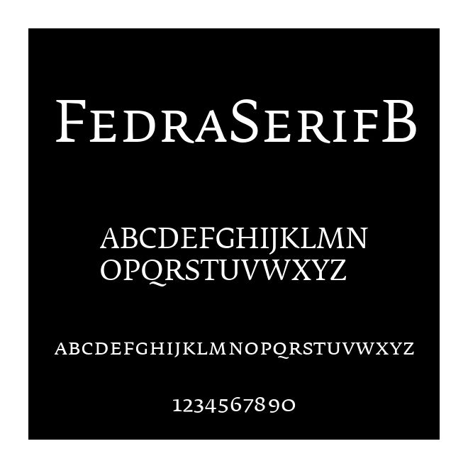 FedraSerifB