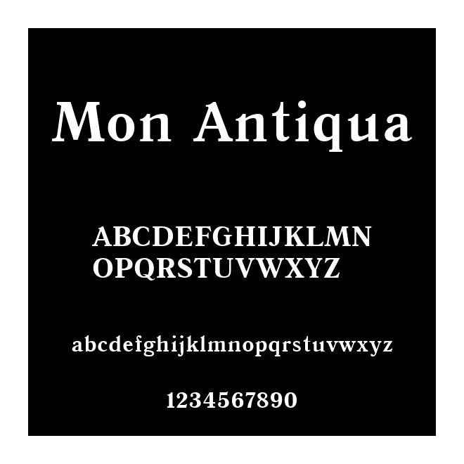Mon Antiqua