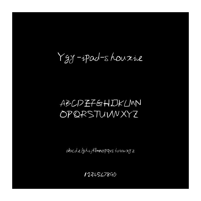 Ygy-ipad-shouxie