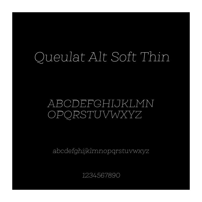 Queulat Alt Soft Thin